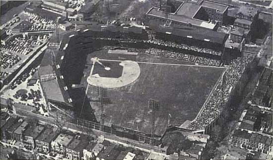 Here's a look at Griffith Stadium, the home of the Washington