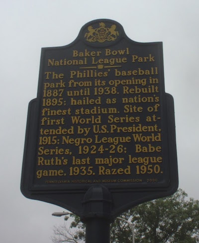 Babe Ruth's Milestones at the Baker Bowl in North Philadelphia