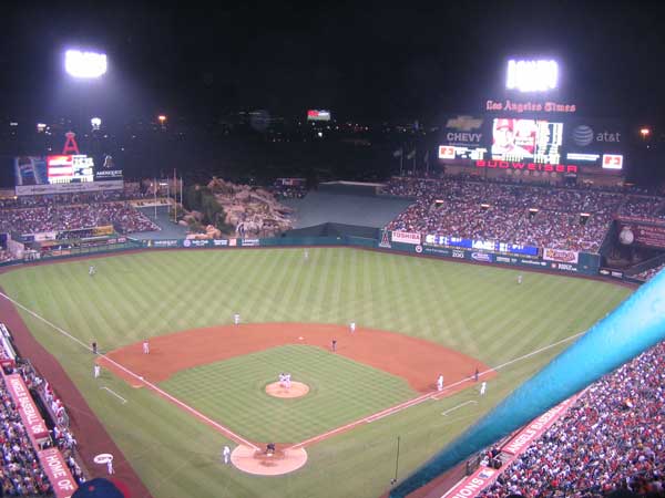 Angel Stadium in Orange County