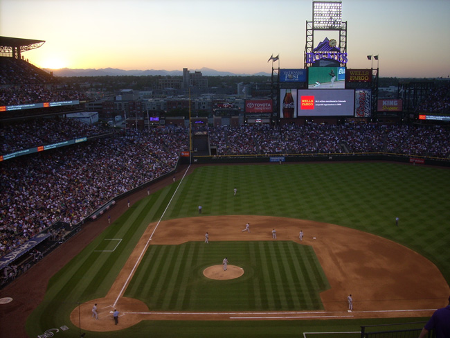 Denver - LoDo: Coors Field - Upper Deck, While most of the …