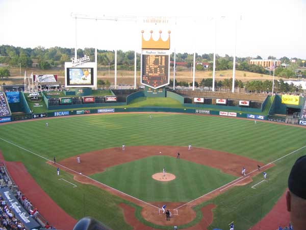 Wallpaper Kansas City Royals, stadium, Major League moments