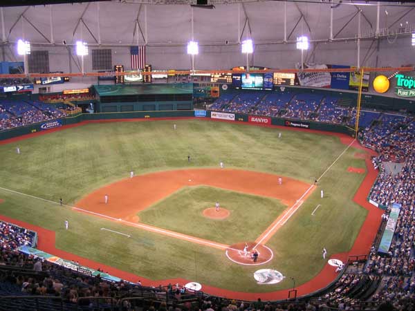 tropicana field roof